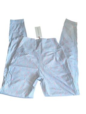 NWT LoveShackFancy Blue Leggings